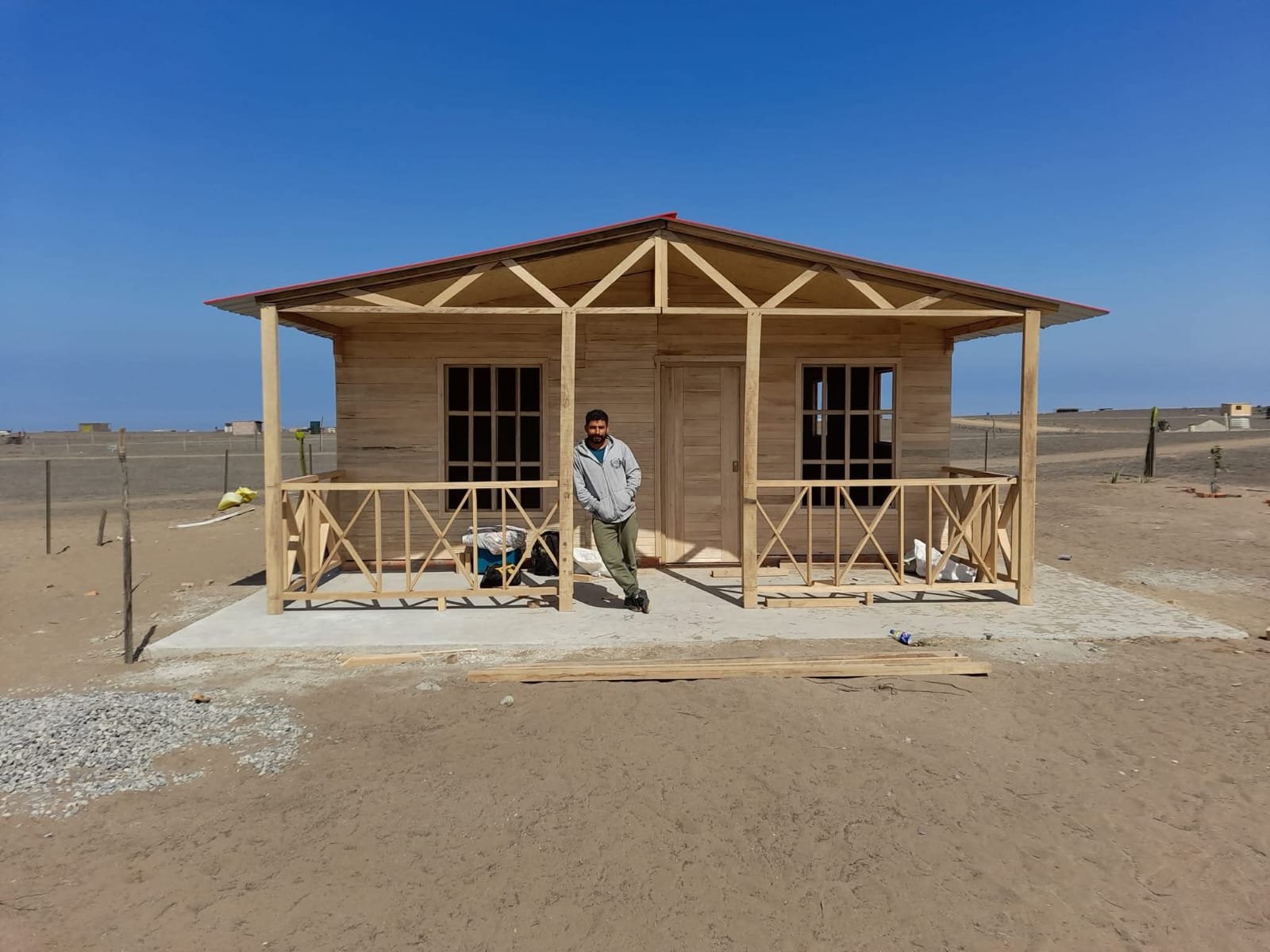 Casa con terraza